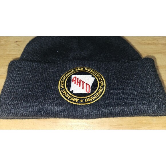 Arkansas State Highway Transportation Department beanie cap hap winter LOGO - Picture 2 of 8